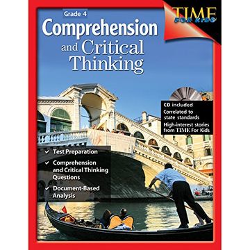 portada Comprehension and Critical Thinking Grade 4 (Grade 4) [With Cdrom] [With Cdrom] (en Inglés)