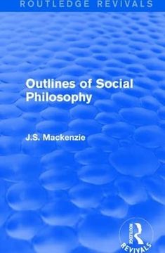 portada Outlines of Social Philosophy (en Inglés)