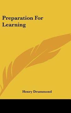 portada preparation for learning (en Inglés)