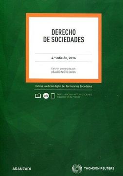 portada Derecho de Sociedades (4ª ed.) 2016