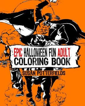 portada Epic Halloween Fun Adult Coloring Book (in English)
