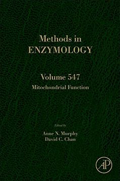 portada Mitochondrial Function (Volume 547) (Methods in Enzymology, Volume 547) (en Inglés)