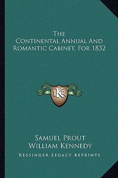 portada the continental annual and romantic cabinet, for 1832