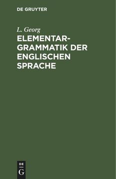 portada Elementargrammatik der Englischen Sprache (in German)