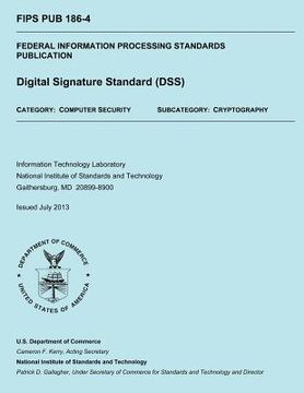 portada Federal Information Processing Standards Publication: Digital Signature Standard (DSS)