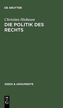 portada Die Politik des Rechts (en Alemán)
