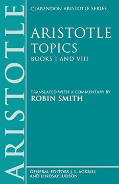 portada Topics Books i & Viii: With Excerpts From Related Texts: With Excerpts From Related Texts Bks. 1 & 8 (Clarendon Aristotle Series) (en Inglés)