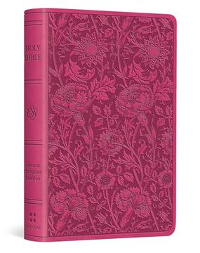 portada Esv Vest Pocket new Testament With Psalms and Proverbs (Trutone, Berry, Floral Design) (in English)