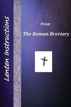 portada Lenten Instructions from the Roman Breviary
