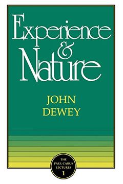 portada Experience and Nature (Paul Carus Lectures) 