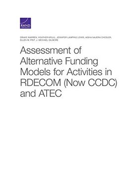 portada Assessment of Alternative Funding Models for Activities in Rdecom (Now Ccdc) and Atec (en Inglés)
