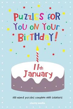 portada Puzzles for you on your Birthday - 11th January (en Inglés)