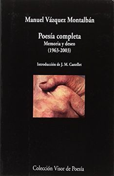 portada Poesía Completa: Memoria y Deseo, 1963-2003