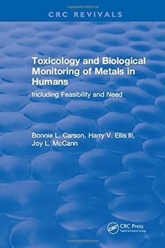 portada Toxicology Biological Monitoring of Metals in Humans (en Inglés)