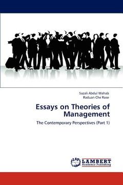 portada essays on theories of management (en Inglés)