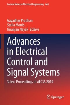 portada Advances in Electrical Control and Signal Systems: Select Proceedings of Aecss 2019 (en Inglés)