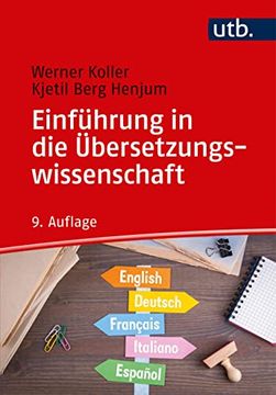 portada Einführung in die Übersetzungswissenschaft (in German)