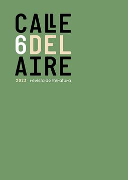 portada Calle del Aire. Revista de Literatura, 6 (in Spanish)
