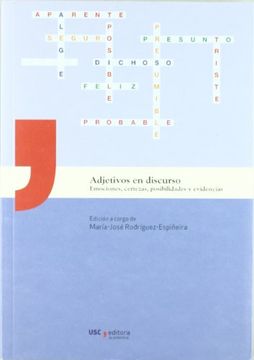 portada Adjetivos en Discurso: Emociones, Certezas, Posibilidades y Evidencias (in Spanish)