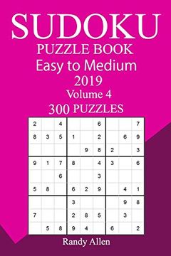 portada 300 Easy to Medium Sudoku Puzzle Book 2019 (en Inglés)