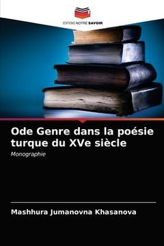 portada Ode Genre dans la poésie turque du XVe siècle (en Francés)