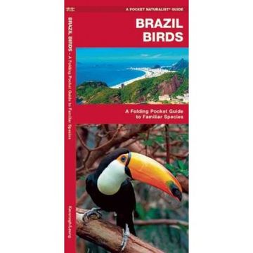 portada Brazil Birds: A Folding Pocket Guide to Familiar Species (Pocket Naturalist Guide) 