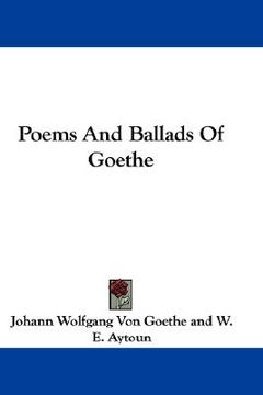 portada poems and ballads of goethe