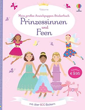 portada Mein Großes Anziehpuppen-Stickerbuch: Prinzessinnen und Feen (en Alemán)