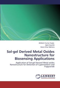 portada Sol-gel Derived Metal Oxides Nanostructure for Biosensing Applications