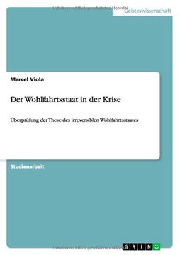 portada Der Wohlfahrtsstaat in der Krise (German Edition)