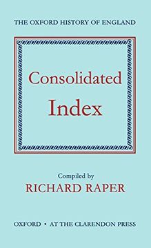 portada Consolidated Index to the Oxford History of England (en Inglés)