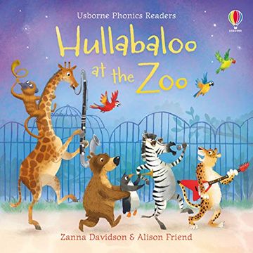 portada Hullabaloo at the zoo (Phonics Readers) (en Inglés)