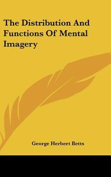 portada the distribution and functions of mental imagery (en Inglés)