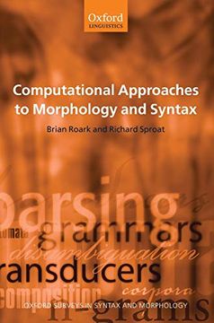 portada Computational Approaches to Morphology and Syntax (en Inglés)