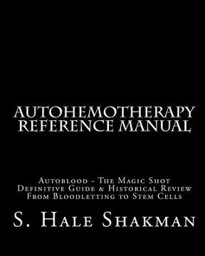 portada autohemotherapy reference manual (en Inglés)