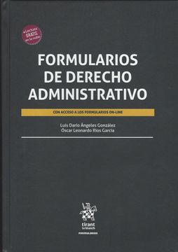 temor Impotencia Estable Libro Formularios de Derecho Administrativo / pd., Luis Dario  Angelesgonzalez, ISBN 9788413783741. Comprar en Buscalibre