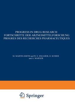 portada Progress in Drug Research / Fortschritte Der Arzneimittelforschung / Progrès Des Recherches Pharmaceutiques (en Inglés)