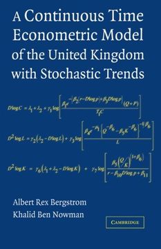 portada A Continuous Time Econometric Model of the United Kingdom With Stochastic Trends Paperback (in English)