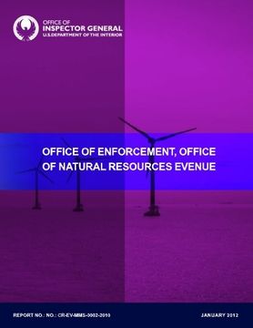 portada Office of Enforcement, Office of Natural Resources Revenue