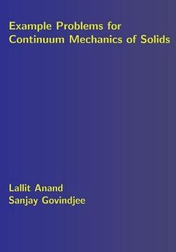 portada Example Problems for Continuum Mechanics of Solids (en Inglés)