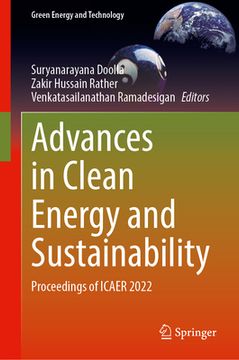 portada Advances in Clean Energy and Sustainability: Proceedings of Icaer 2022 (en Inglés)