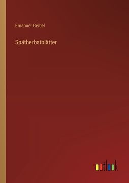 portada Spätherbstblätter (en Alemán)