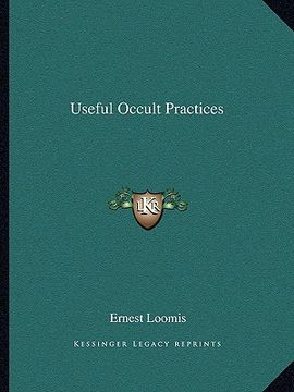 portada useful occult practices (en Inglés)