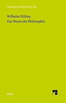 portada Das Wesen der Philosophie (Philosophische Bibliothek) (German Edition)