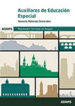 portada Temario Materias Generales Auxiliares de Educación Especial. Diputación General de Aragón