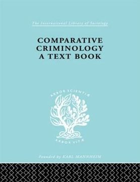 portada Comparative Criminology: A Textbook (International Library of Sociology) (en Inglés)