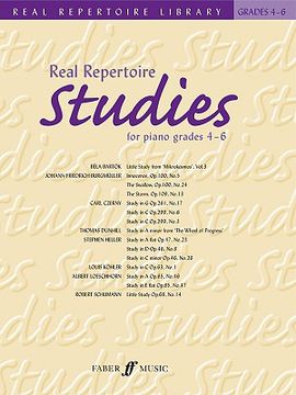 portada Real Repertoire Studies for Piano Grades 4-6