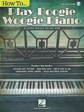 portada How to Play Boogie Woogie Piano Clavier +Enregistrements Online (en Inglés)