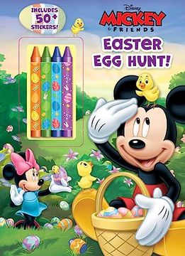 portada Disney Mickey Mouse: Easter egg Hunt! (Coloring & Activity With Crayons) (in English)