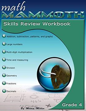 portada Math Mammoth Grade 4 Skills Review Workbook (en Inglés)